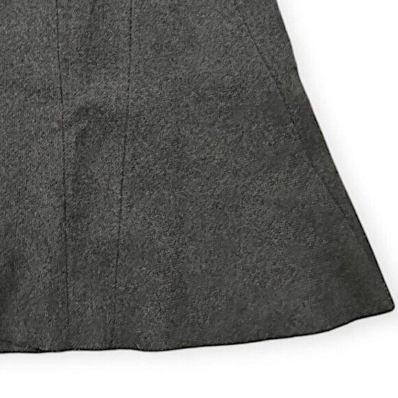 Prada Gray Wool A line skirt,   Size 46 Italy/L - Picture 8 of 10